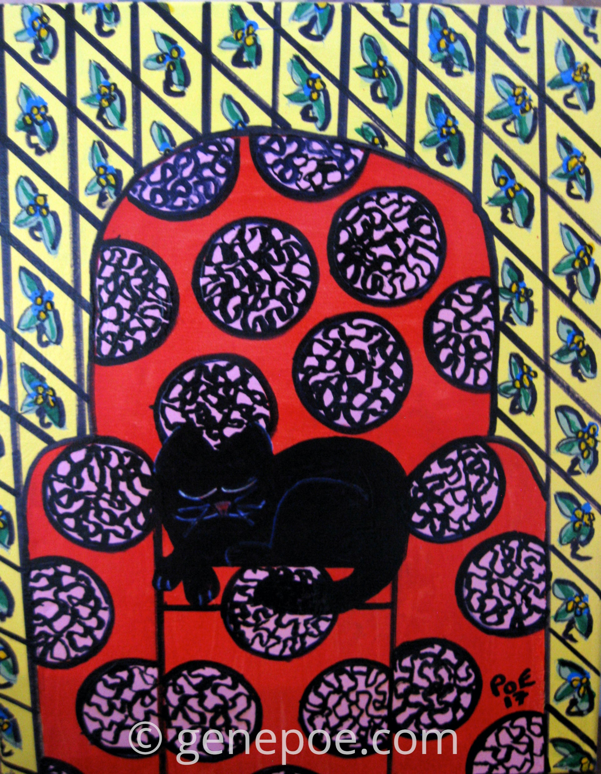 Black%20Cat%20in%20a%20Red%20Chair
